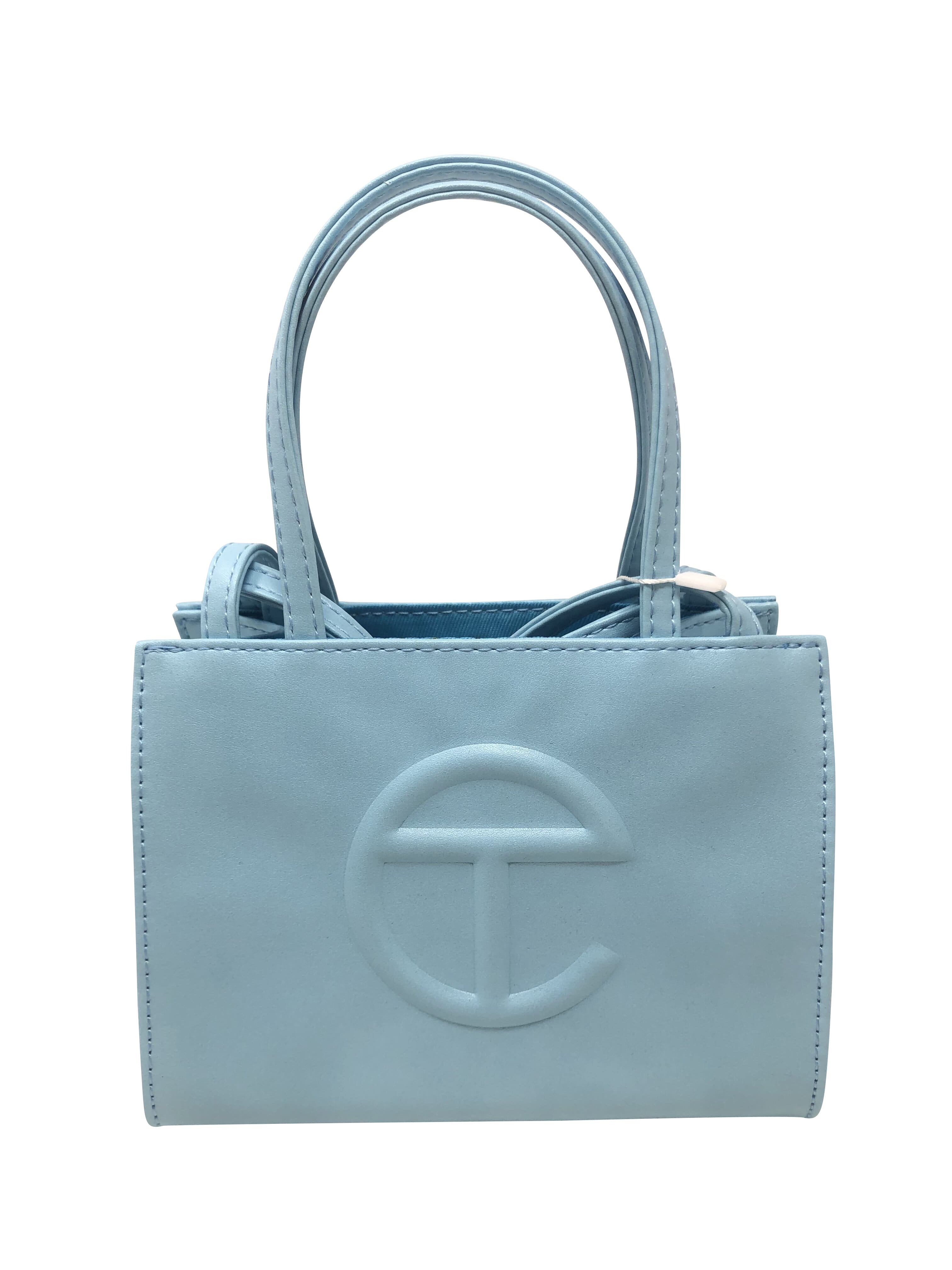Telfar small pool blue shopping bag Clearance